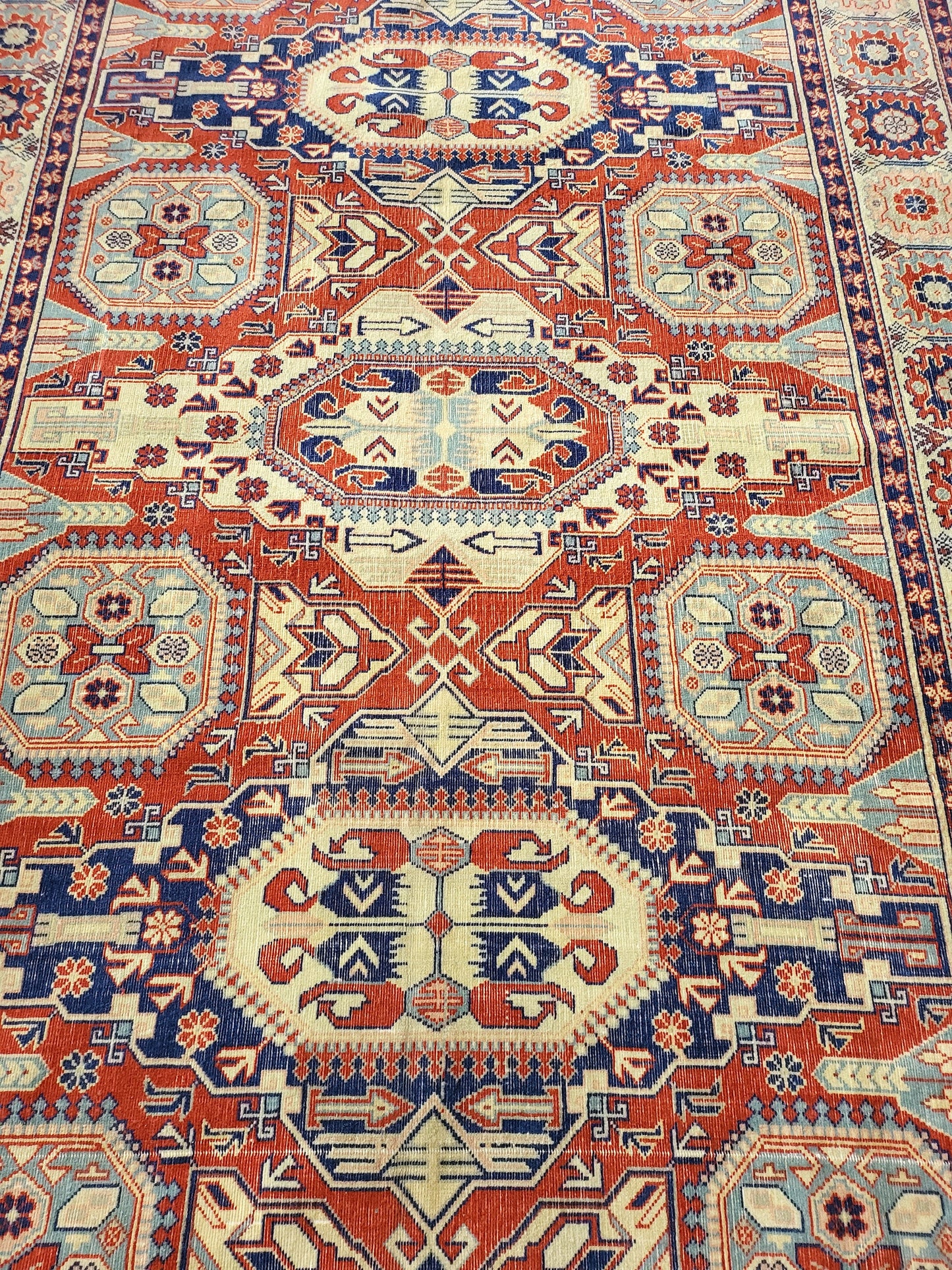 Large OUSHAK RUG, TURKISH 6.5 x 9.3 Oushak Rug, Vintage Rug Low Wool Pile Persian Rug Handmade Rug living room Rug loom rug wholesale rugs