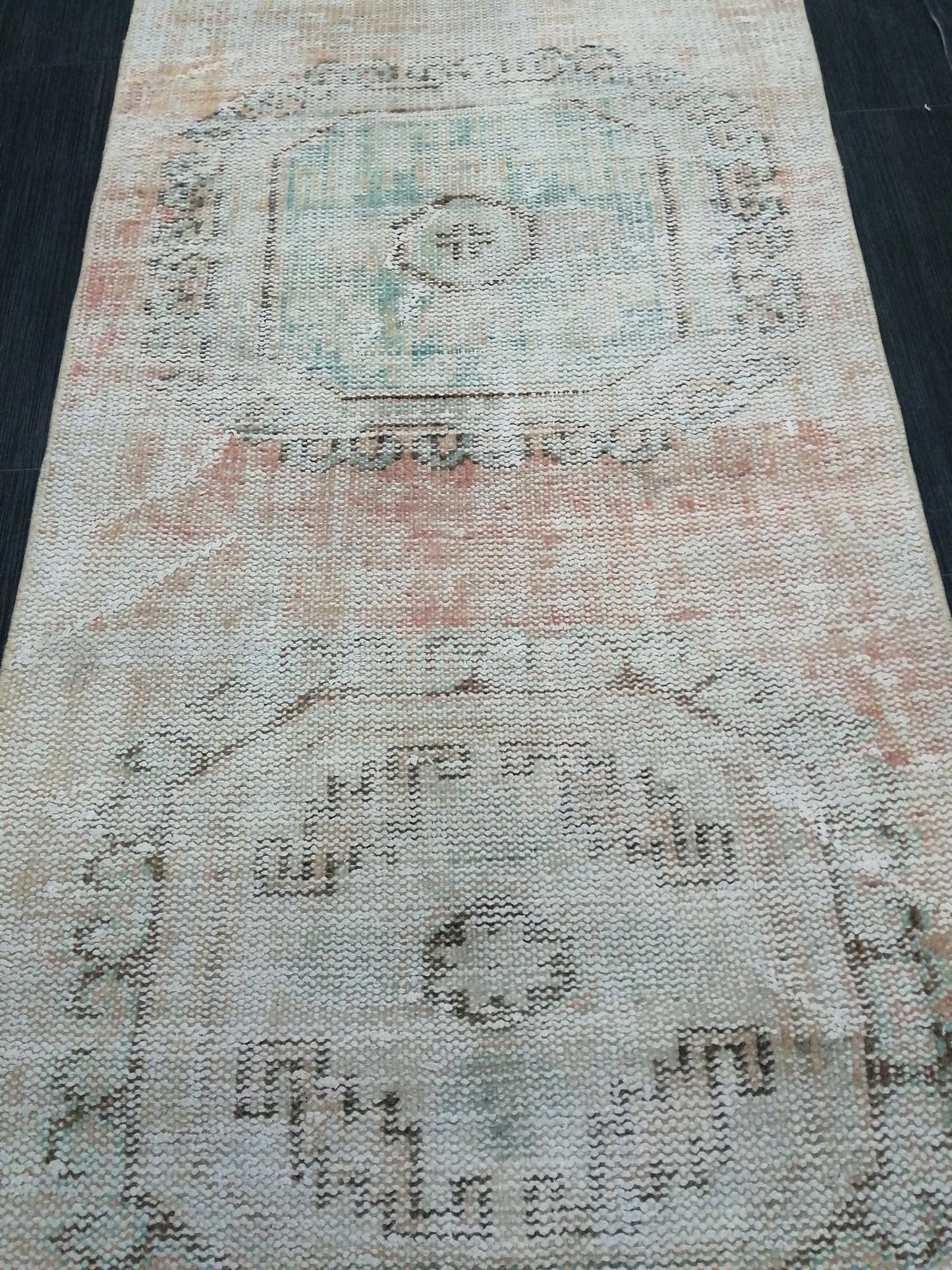 10 X 2.2 Oushak Runner Rug Turkish Runner Rug Vintage Runner Rug Hallway Runner Kitchen Runner Rug Wool Runner Rug Wool Oushak Rug 2.2x10