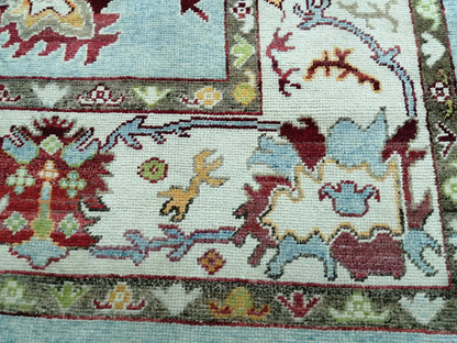 9.3 x 12.8 OUSHAK RUG, TURKISH Oushak Rug Vintage Oushak  Rug, Rug, Wool Oushak Rug Hand Made Rugs, Made In Turkey Hand Knotted Rug 9x13 ft