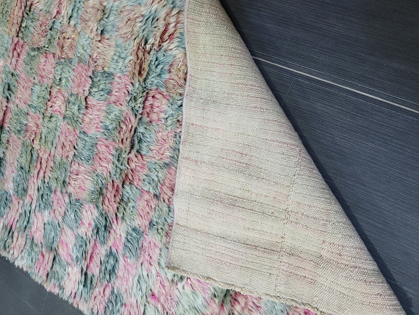 Antique Wool Rug, 2.7 x 4 Vintage Shaggy Rug,High Wool Pile Rug, Plush Rug, Handmade Rug, Hand Knotted Rug, Turkish Rug, Nomad Rug,Rear Rug,