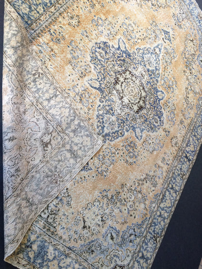 10 x 6.8 Vintage rugs Turkish rug Oushak Rug 7 by 10 Muted Rug