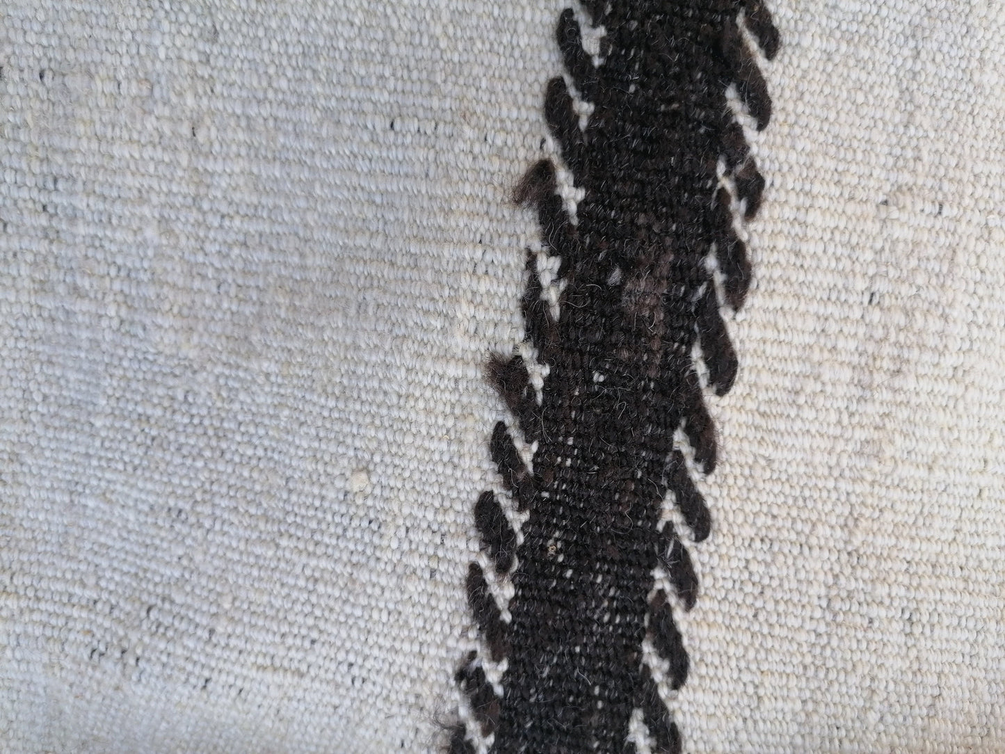 2.6 x 33 Neutral extra long runner rug, flatweave kilim runner, stripe handmade runner rug, turkish woven runner, no dye runner rug