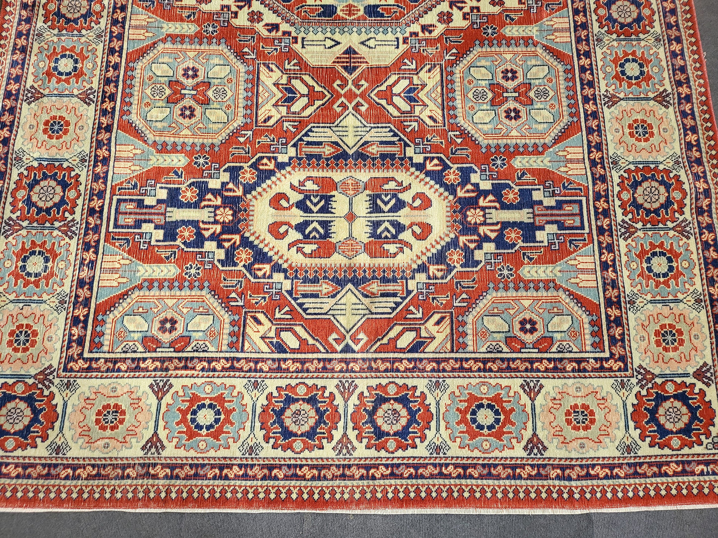 Large OUSHAK RUG, TURKISH 6.5 x 9.3 Oushak Rug, Vintage Rug Low Wool Pile Persian Rug Handmade Rug living room Rug loom rug wholesale rugs