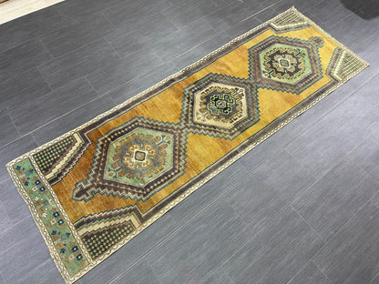Handmade Oushak Runner 2.5 x 7.6 Rug Turkish Runner Rug Vintage Rug Runner Hallway Runner Rug Kitchen Runner Rug Handmade Wool Runner