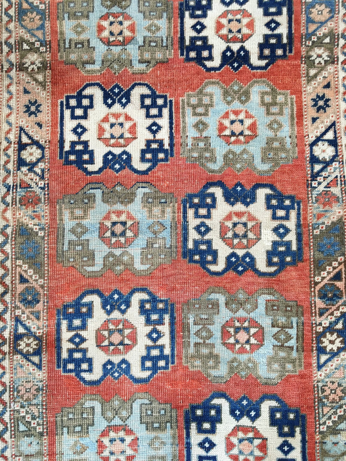 3x5 feet oushak wool rug, vintage handmade floor rug, turkish rug,kitchen rug, bohemian rug, red faded dining area rug, natural bedroom rugs