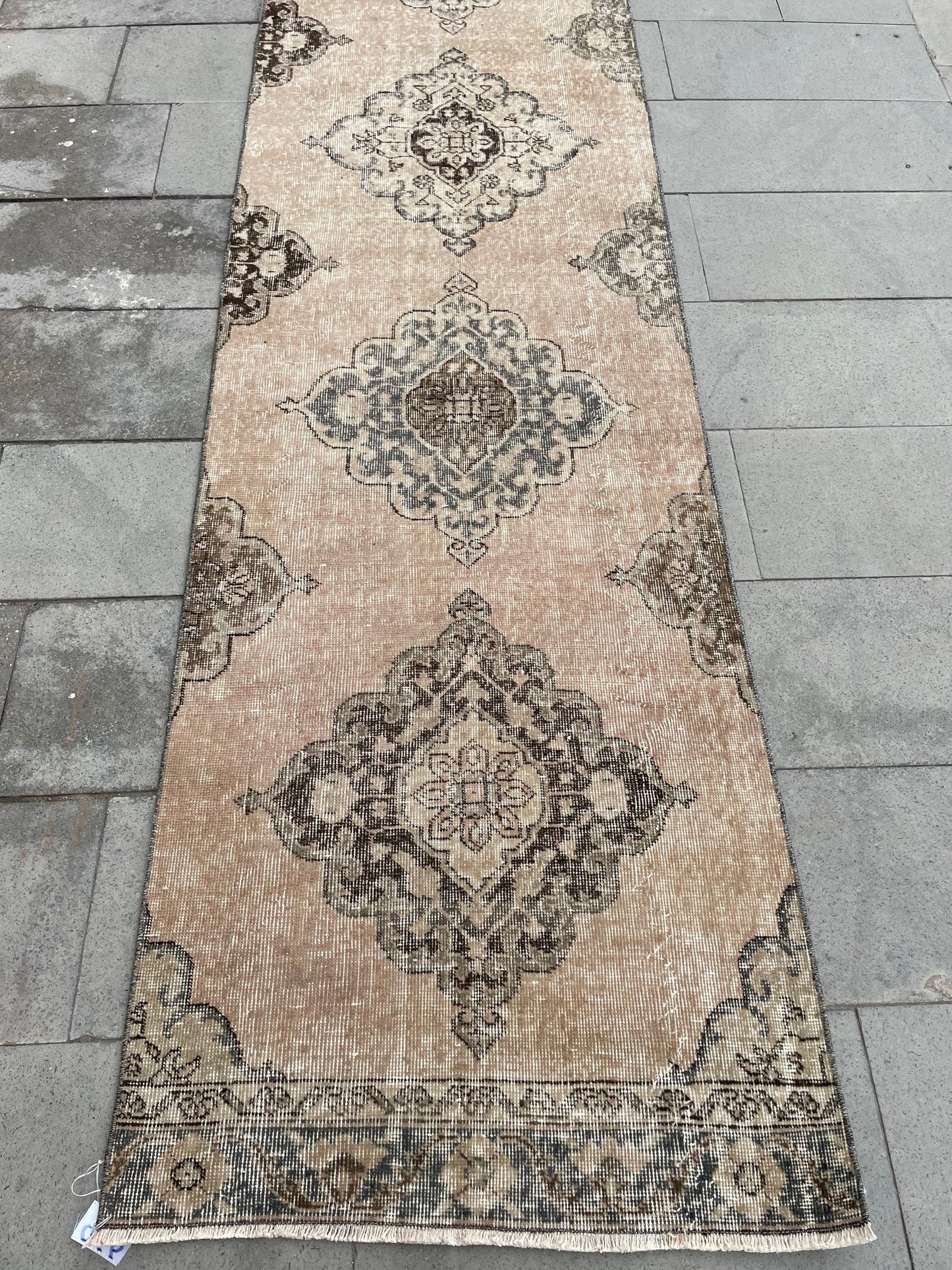 XL Turkish Runner Rug 2.7 x 23.8 ft Vintage Runner Rug Hallway Runner Rug Kitchen Runner Rug Staircase l Runner Rug Extra Long Oushak Runner