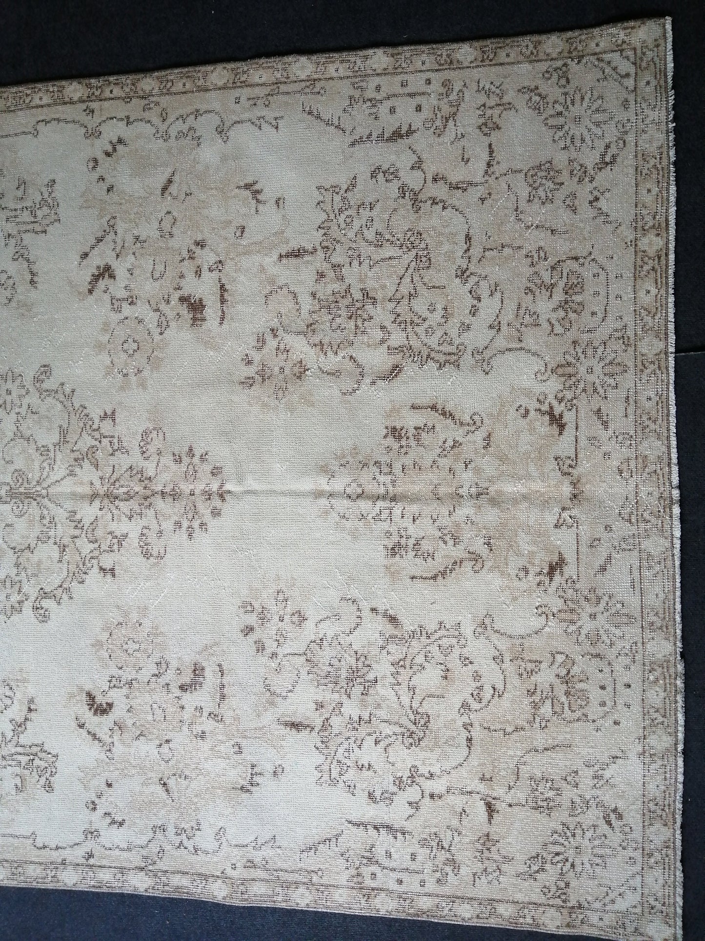 5.4 x 9 Turkish Rug, Oushak Rug, Oriental Rugs, Wool Hand Knotted Rug Runner Rugs, Runner Rug, Vintage Rug, Hand Made Rug  Oriental Rug