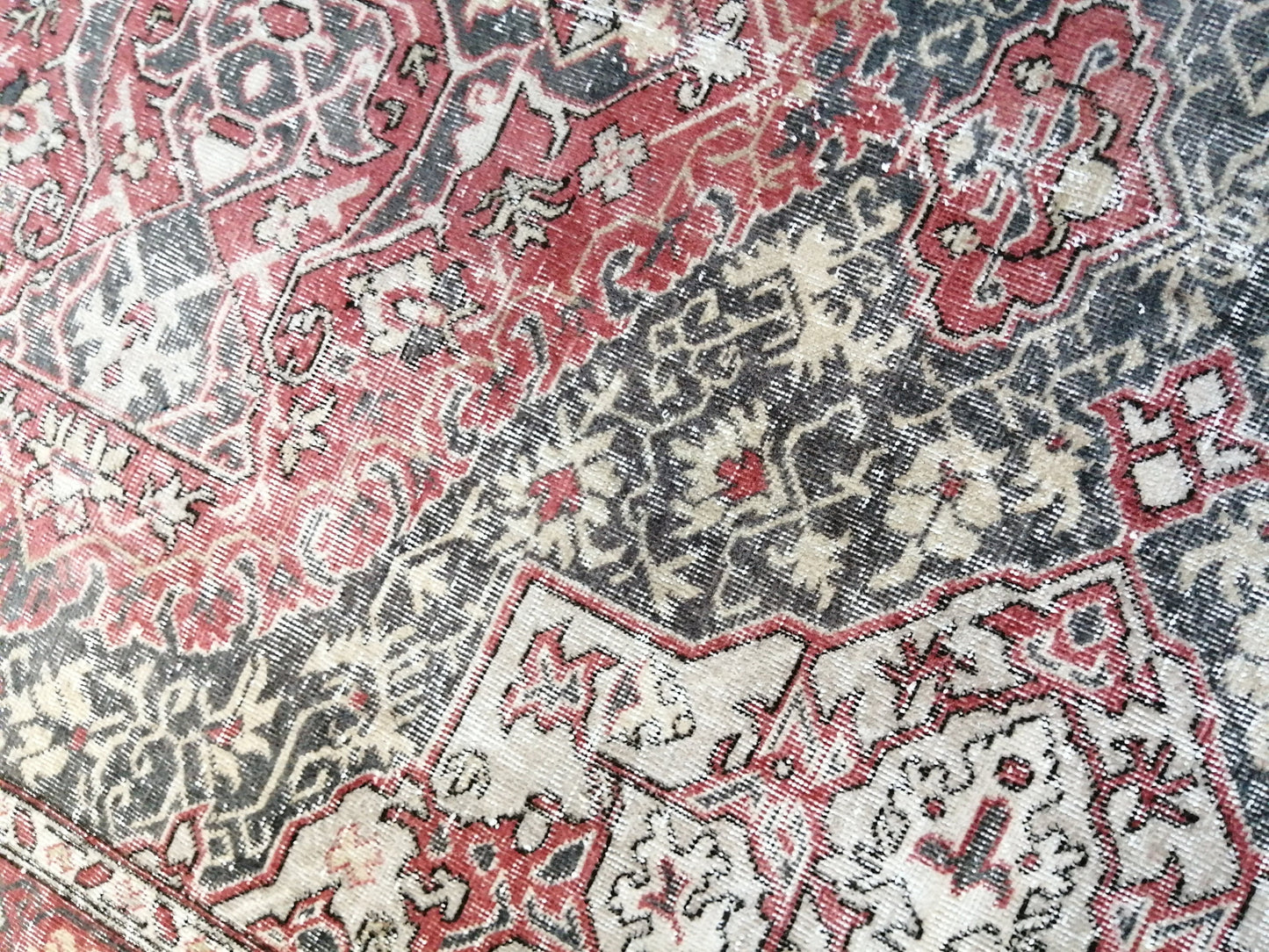 6.2 x 11 Persian RUG Oriental Rug Oushak Rug Vintage Oushak 6x11 Rug Vintage Quality Rug Wool Oushak Rug Hand Made Rug Vintage Turkish Rug