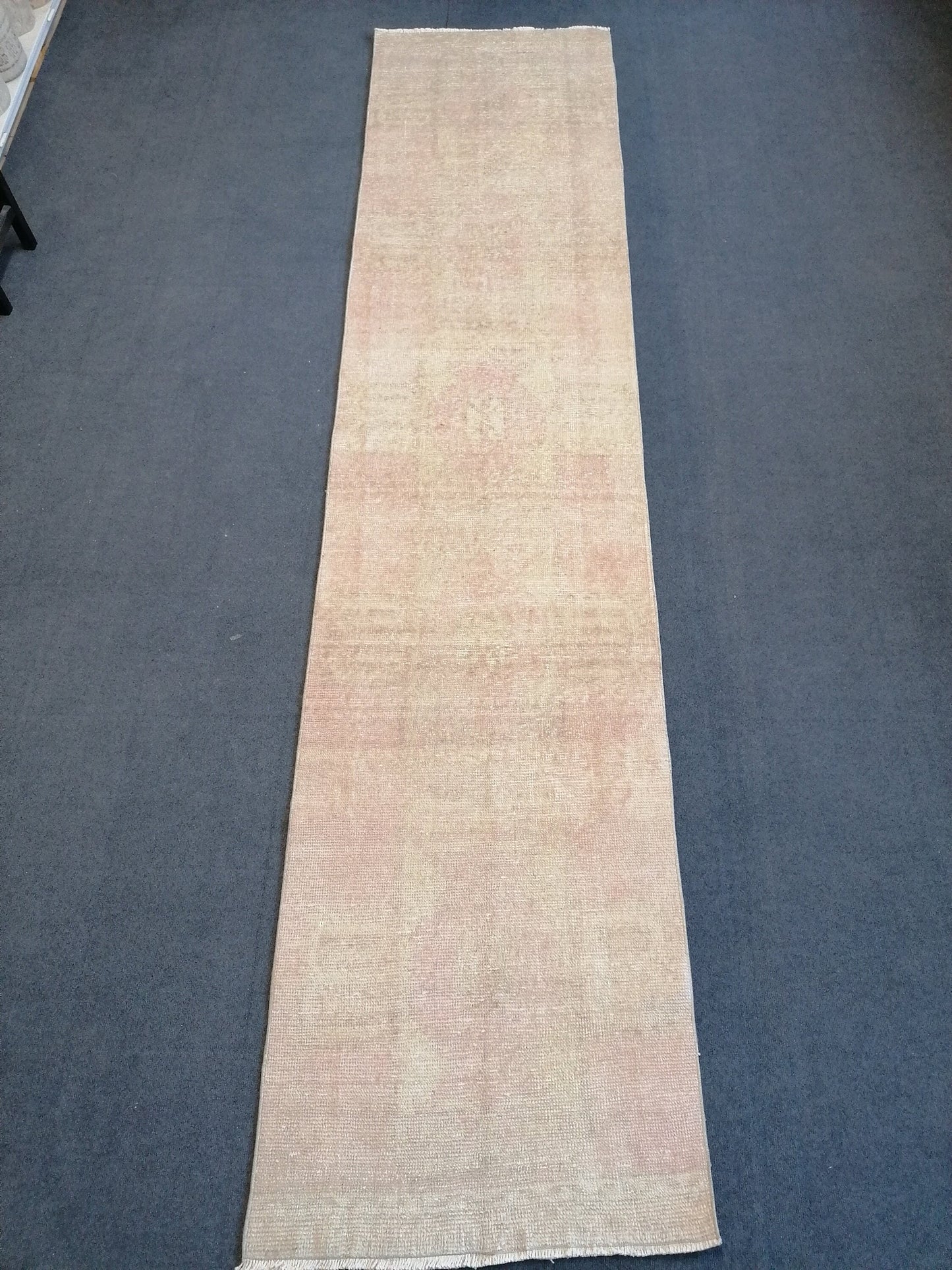 Turkish runner rug, vintage runner  11'7x2'7