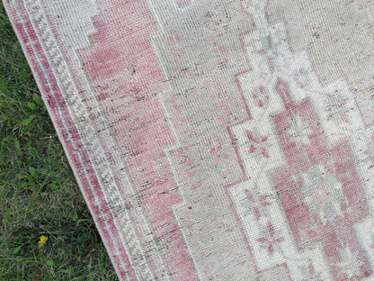 Handmade wool runner rug 2'11x9'9 vintage runner rug, turkish wool runner rug,hallway runner, kitchen runner rug, bohemian rug