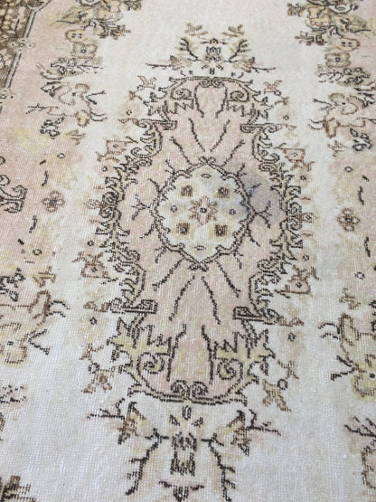 Oushak Runner Rug Turkish Runner Rug Vintage Runner Rug Hallway Runner Rug Kitchen Runner Rug Wool Runner Rug Wool Oushak Rug