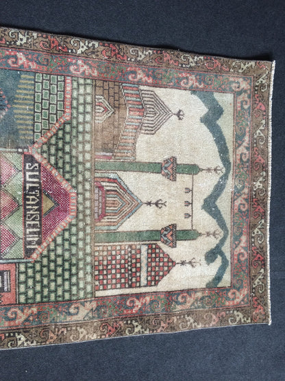 Rugs, Tapestry  Rug, Konya Mevlana Rug, Rumi  Rug, Bohemian Rug, Rug Runner, Turkish Rug, Farmhouse Rug, Vintage Rug, Wool rug