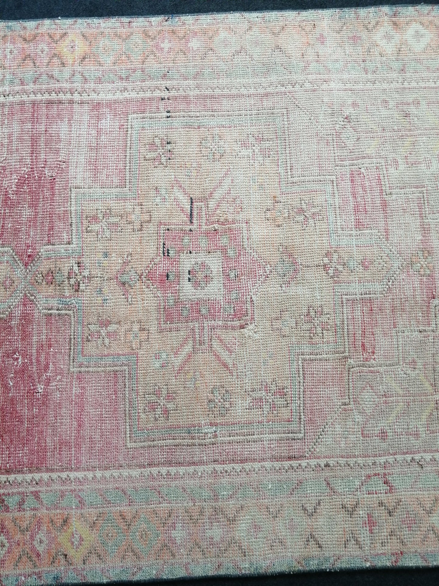 8.4 x 4.3 Turkish Rug, Oushak Rug, Oushak Rugs, Wool Oushak Rug, Oushak Runner Rugs, Runner Rug, Vintage Rug, Hand Made Rug