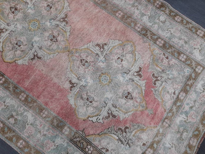 Vintage Runner 4.7 x 11 Rug Turkish Runner Rug Handmade Runner Rug Staircase Runner Kitchen Runner Rug Wool Runner Rug Wool Oriental Runner