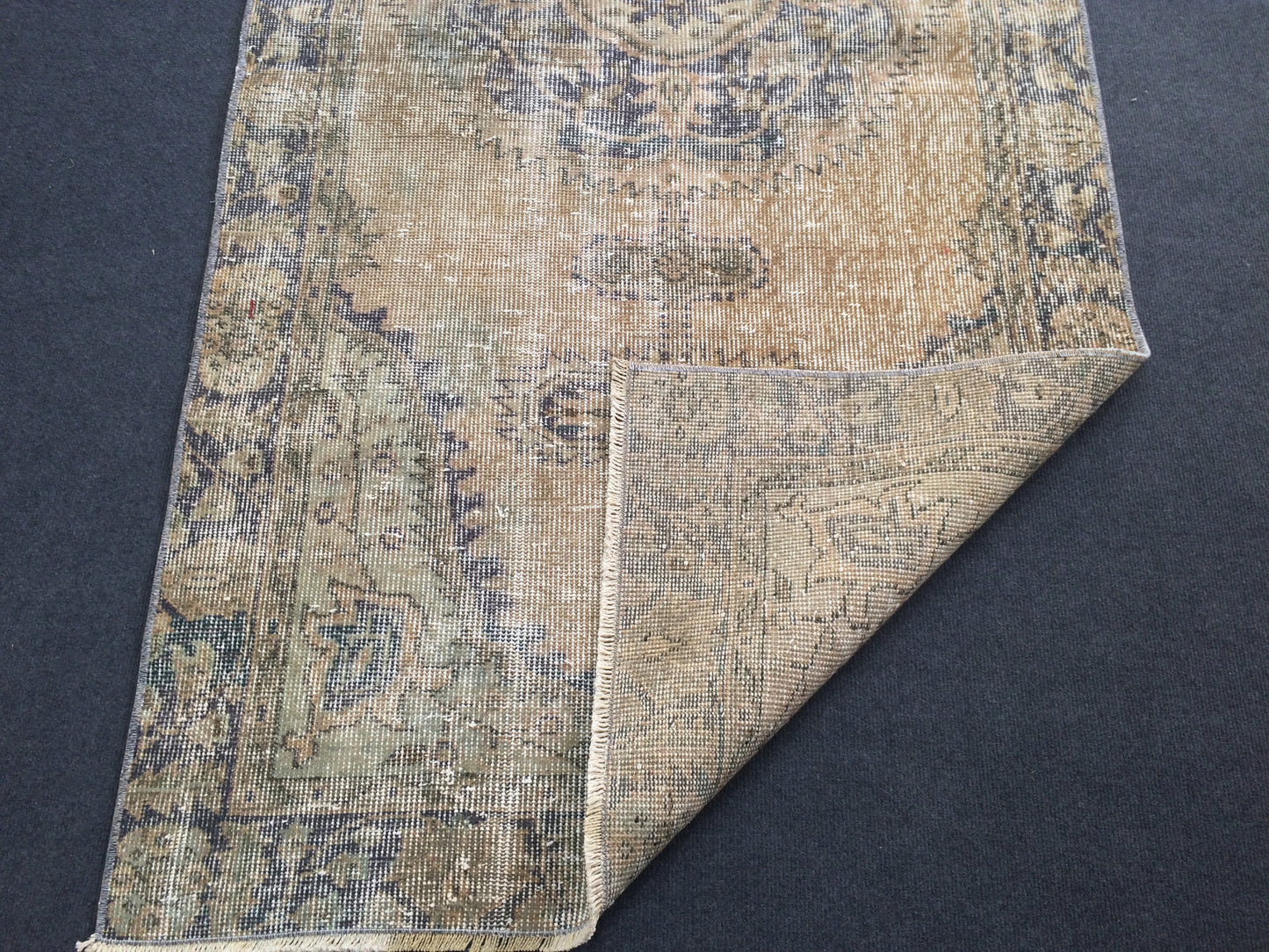 Vintage  Rug Turkish  Rug, Bohemian Rug, Oushak Rug, Living Room Rug, Oushak  Rugs, Hand Made Rug,  Earth Tones  Rug, eclectic rug,