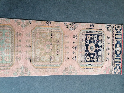 11'x2'3 turkish runner rug,runner rug, kitchen runner rug,hallway runner rug