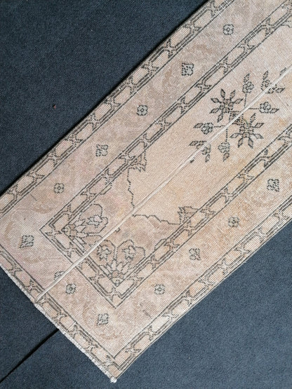 2 x 12.7 runner rug, patchwork runner rug, turkish runner rug, vintage runner rug,