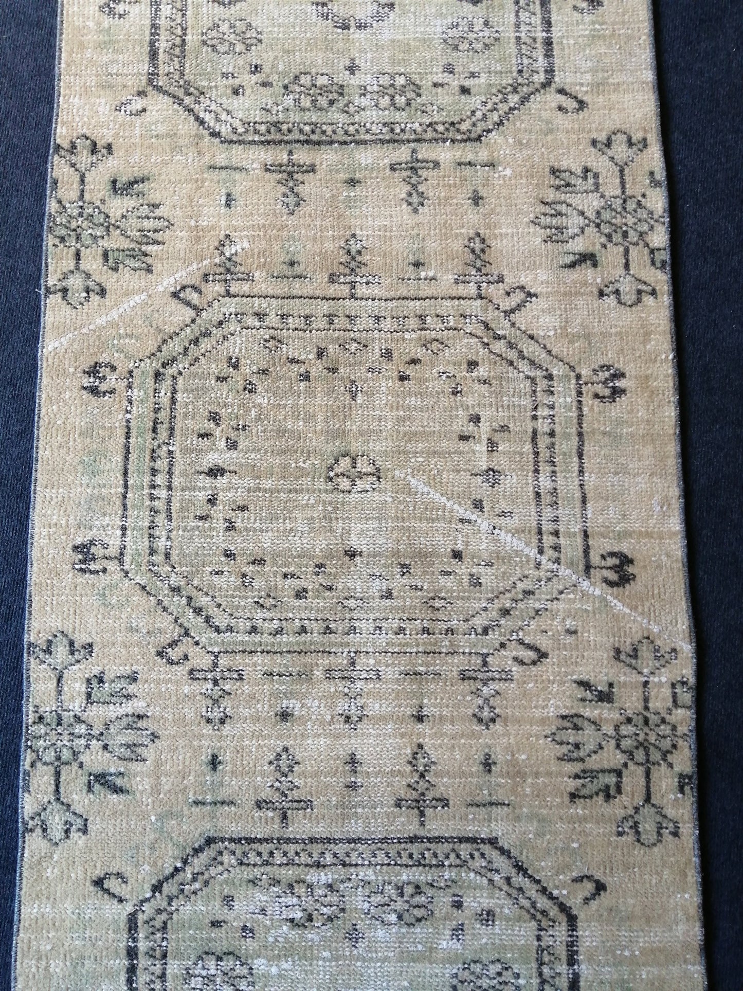 2.5 x 10.9 Oushak Runner Rug Turkish Runner Rug Vintage Runner Rug Hallway Runner Rug Kitchen Runner Rug Distressed Runner Rug Wool Worn Rug