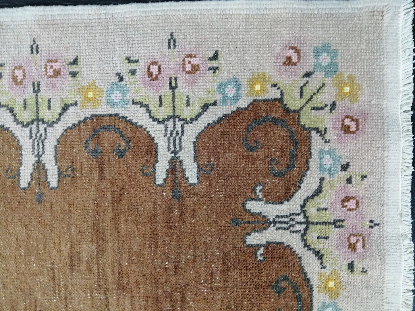 Oushak Runner Rug 2.6 x 10.5 Turkish Runner Rug Vintage Runner Rug Hallway Runner Rug Kitchen Runner Rug Antique Runner Oriental Runner Rug