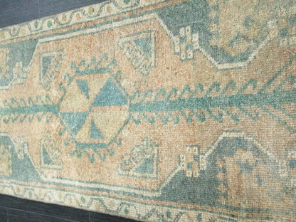 Small Turkish Rug Mini Rug Small Area Rug Turkish Rug Oushak Rug Persian Hand Made Rug Oriental Vintage Rug Door Mat Rug