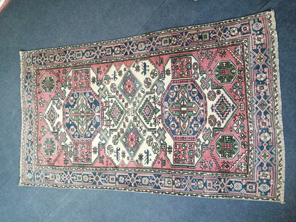 Turkish Rug Oushak 4.4 x 7.7 Rug, Oushak Rugs, Wool Oushak Rug, Oushak Runner Rugs, Runner Rug, Vintage Rug, Hand Made Rug