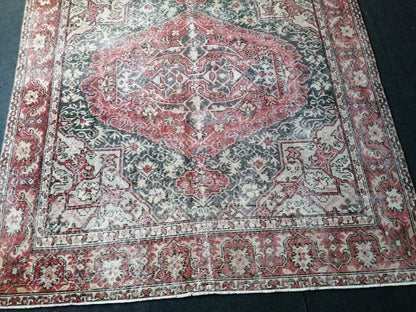 6.2 x 11 Persian RUG Oriental Rug Oushak Rug Vintage Oushak 6x11 Rug Vintage Quality Rug Wool Oushak Rug Hand Made Rug Vintage Turkish Rug