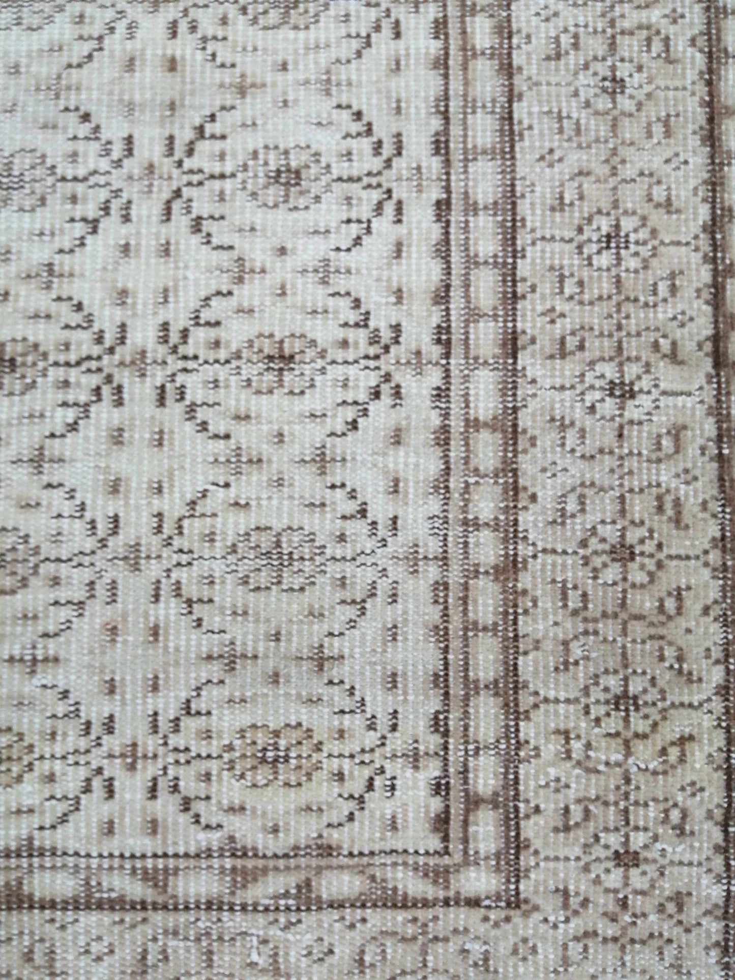 Neutral Rugs, 8.9 x 5 Neutral Hand Made Rug, Muted Oushak Rug, Rustic Rug, Turkish Rug, Farmhouse Rug, Vintage Rug, Wool rug