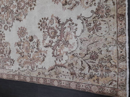 6.2 x 9.8 Oushak Runner Rug Turkish Runner Rug Vintage Runner Rug Hallway Runner Rug Kitchen Runner Rug Wool Runner Rug Wool 6x10 Rug