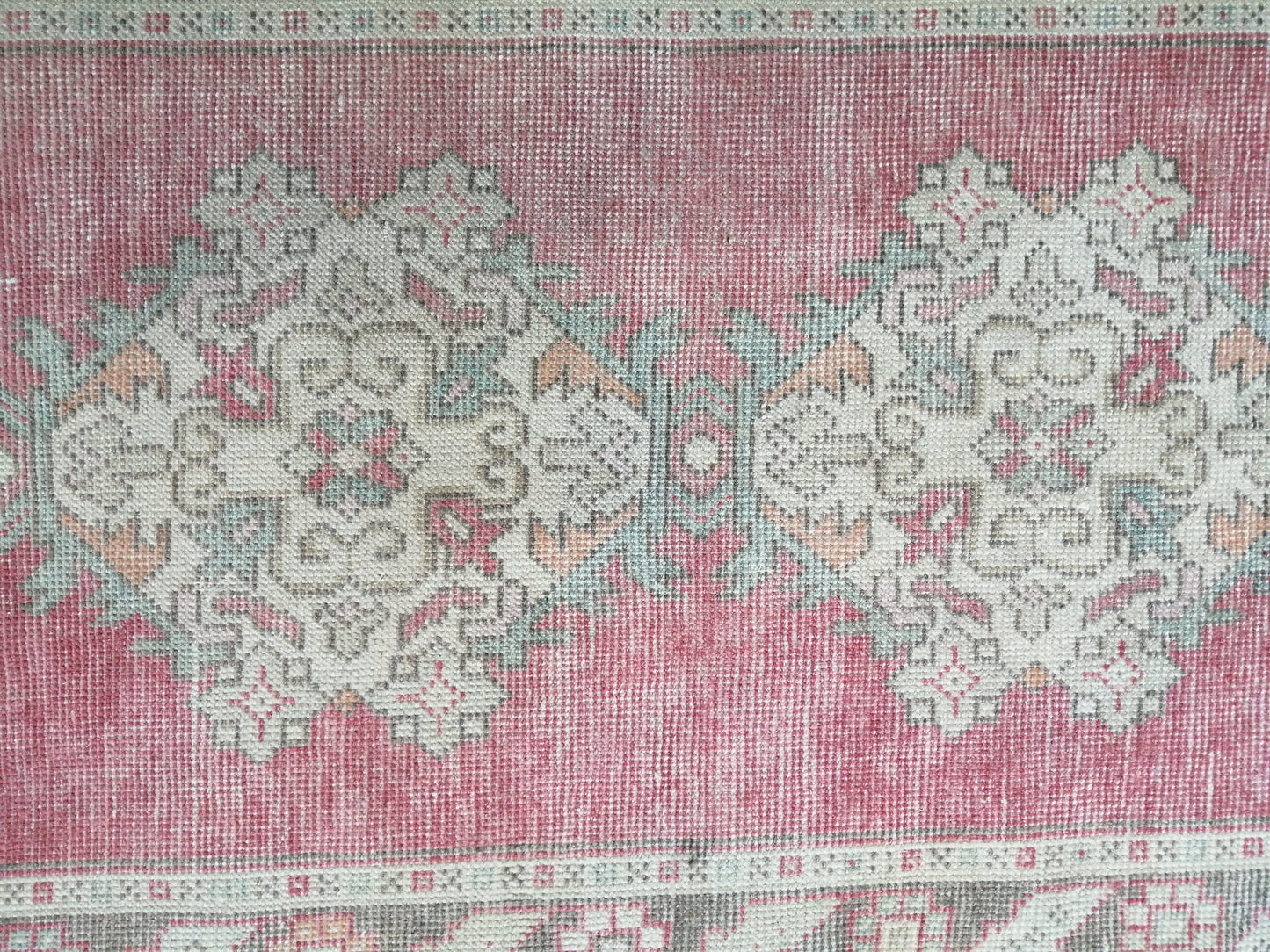 9.9 x 3 Oushak Runner Rug Turkish Runner Rug Vintage Runner Rug Hallway Runner Rug Kitchen Runner Rug Wool Runner Rug Wool Oushak Rug