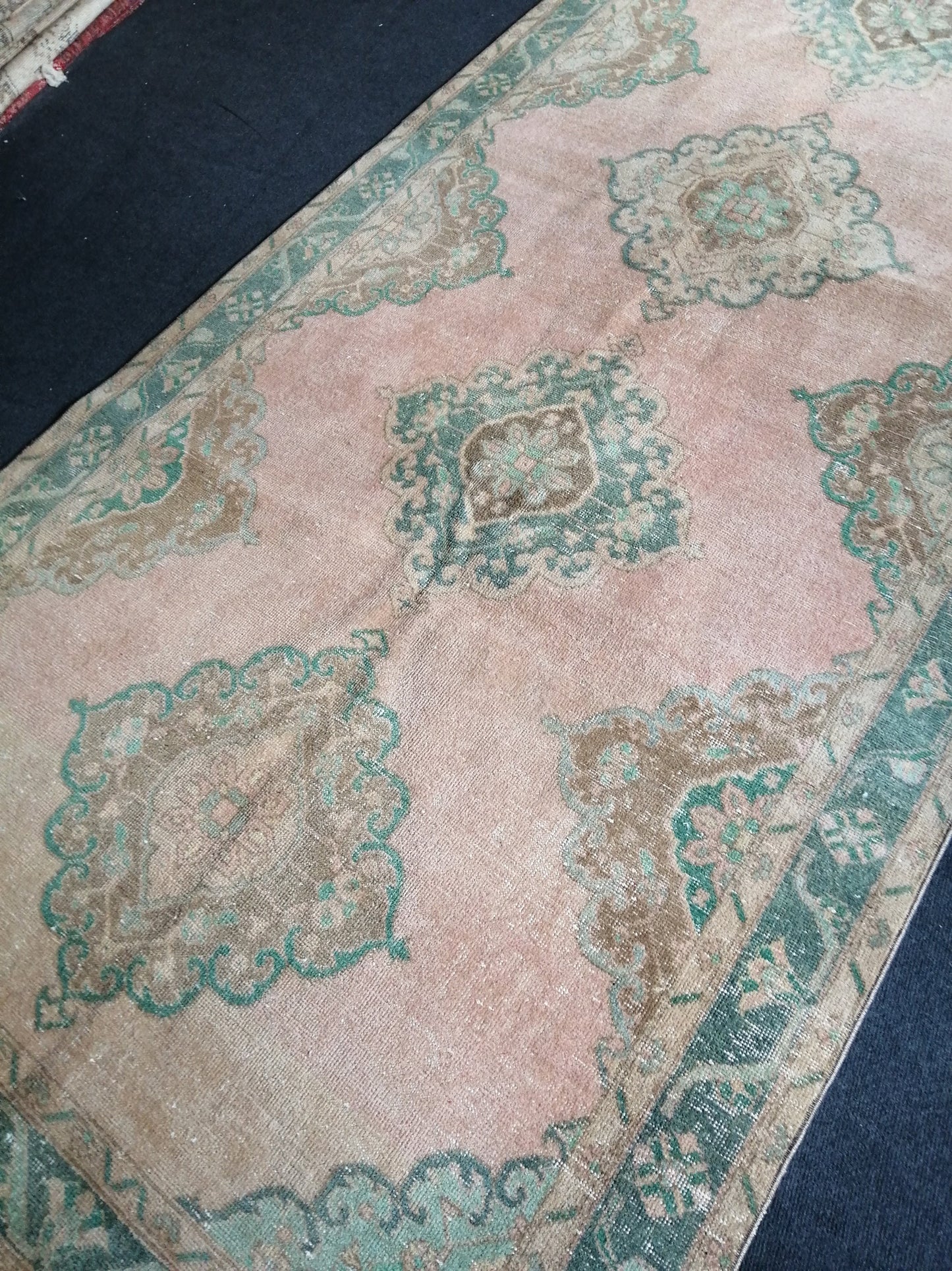 Oushak Runner 5 x 12.5 Rug Turkish Runner Rug Vintage Runner Rug Hallway Runner Rug Kitchen Runner Rug Wool Runner Rug Wool Oushak Rug