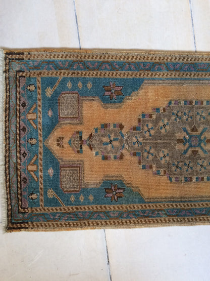 Turkish Rug, Oushak Rug, Rustic Oushak Rug, Wool Oushak Rug, Oushak Runner Rugs, Farmhouse Rug, Vintage Rug, Minimalist Rug, Hand Made Rug