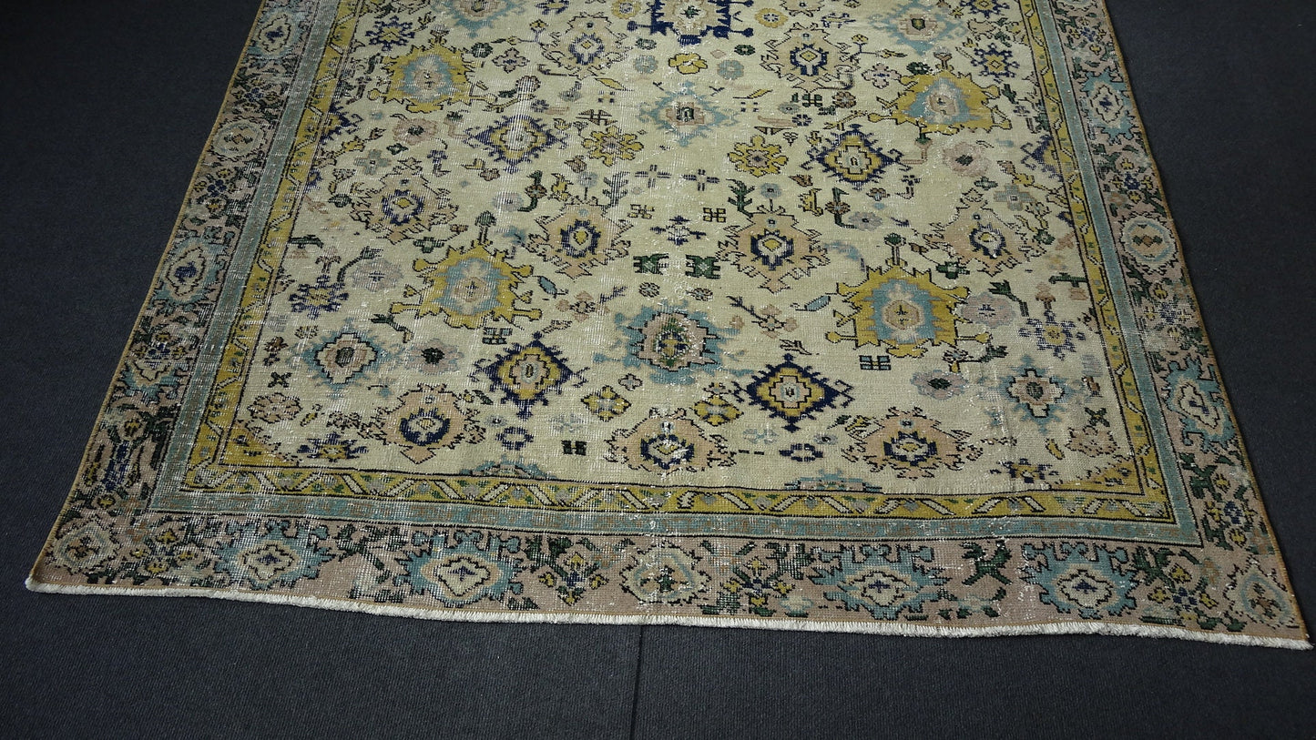 Green Turkish  Rug,Oushak Rug,Turkish Rug