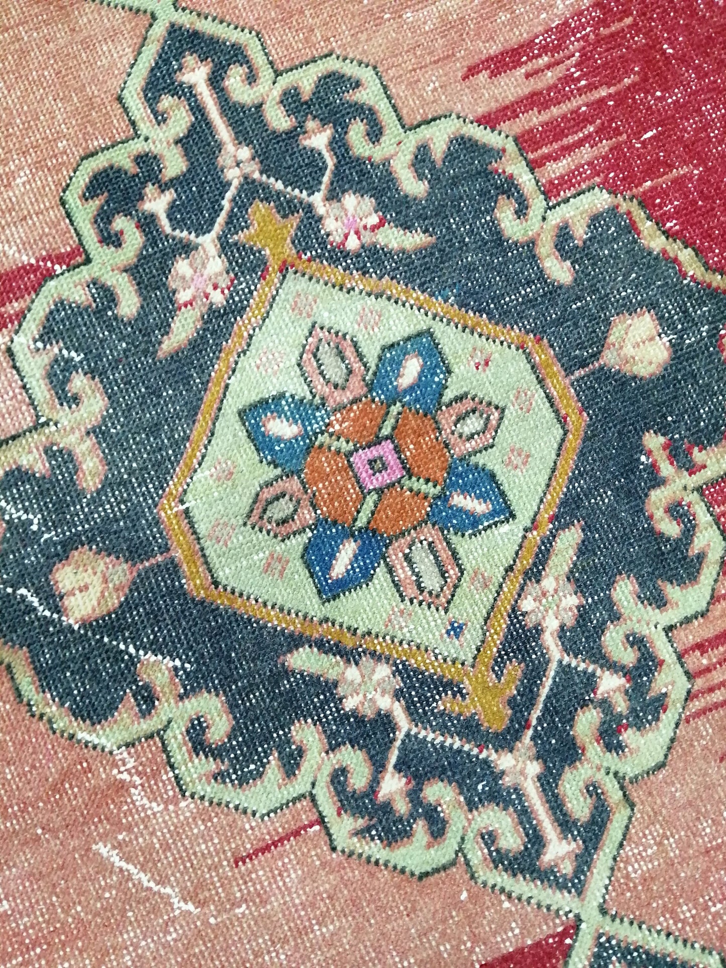 10 X 4.4. Oushak Runner Rug Turkish Runner Rug Vintage Runner Rug Hallway Runner Rug Kitchen Runner Rug Wool Runner Rug Wool Oushak Rug