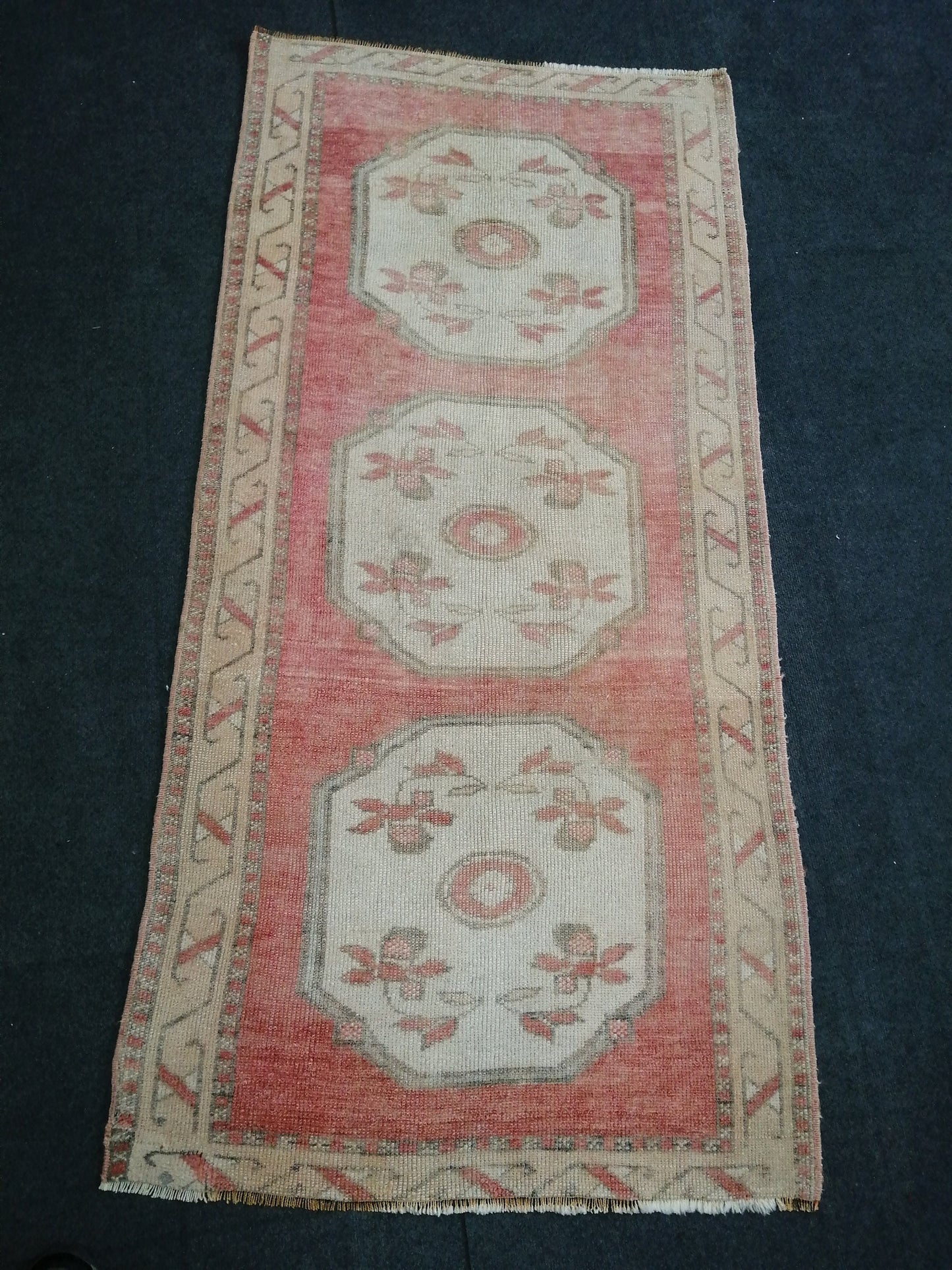 6x3 Oushak Runner Rug Turkish Runner Rug Vintage Runner Rug Hallway Runner Rug Kitchen Runner Rug Wool 3x6 Rug Wool Oushak Rug