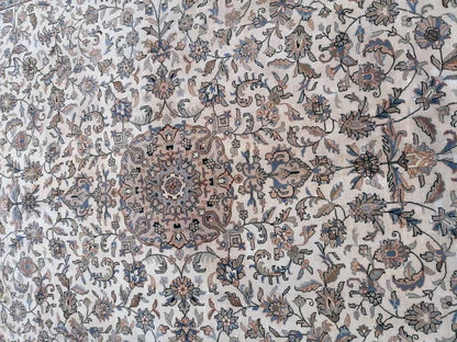 Persian wool rug 6’4.9’6 vintage living room rug