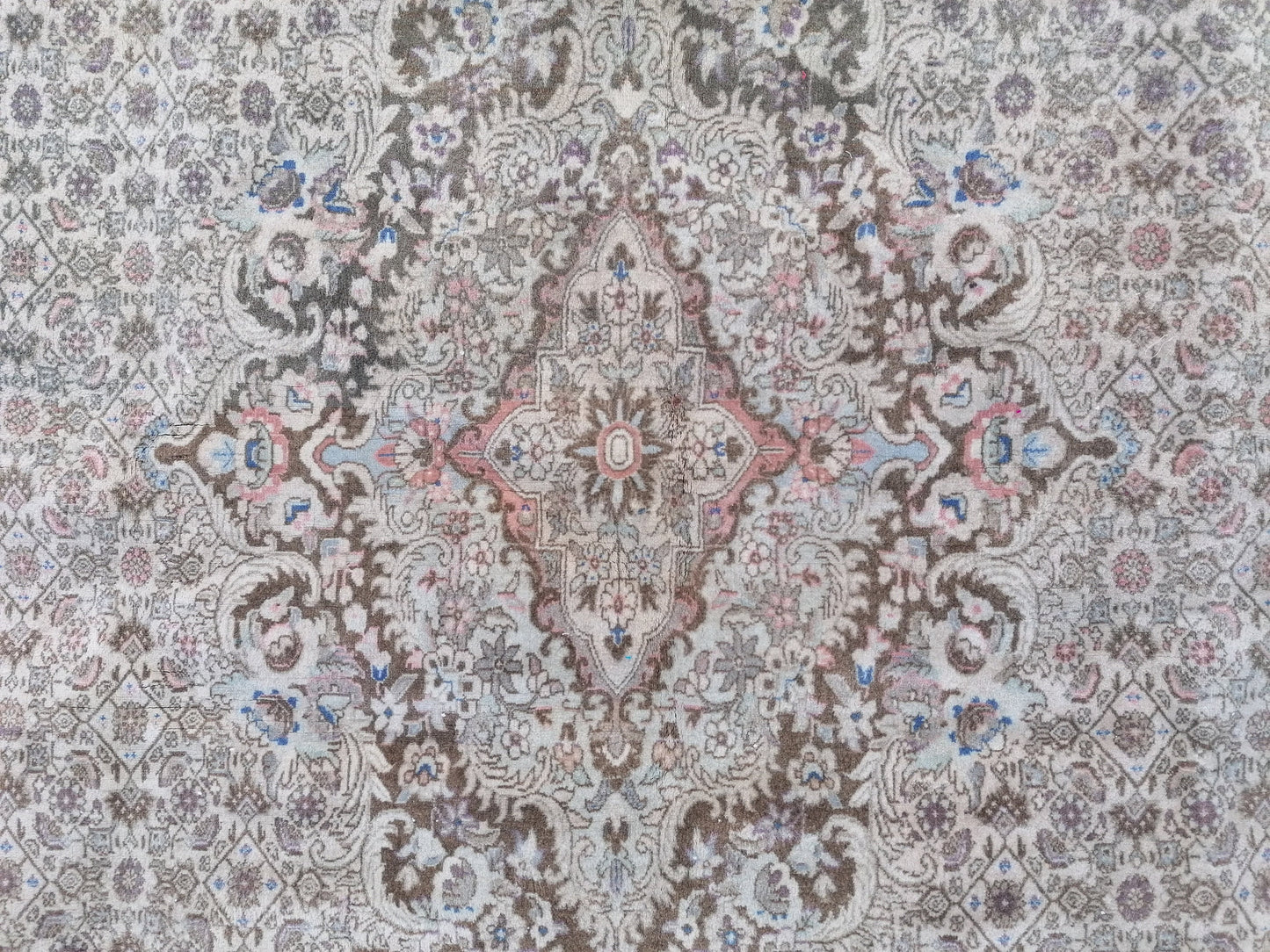 5.5 x 7.3 knotted rug - handmade living room rug, vintage wool rug, Persian rug