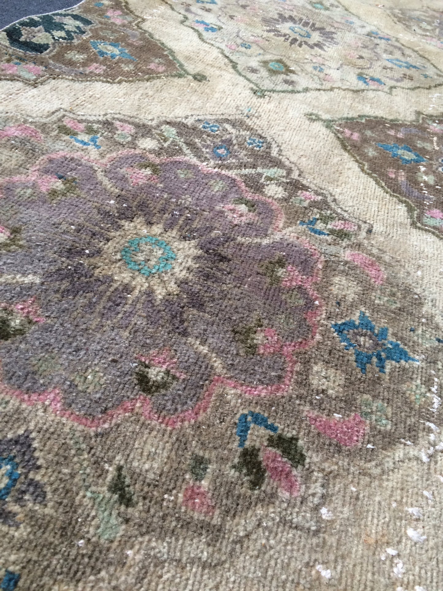 Oushak Runner Rug Turkish Runner Rug Vintage Runner Rug Hallway Runner Rug Kitchen Runner Rug Wool Runner Rug Wool Oushak Rug