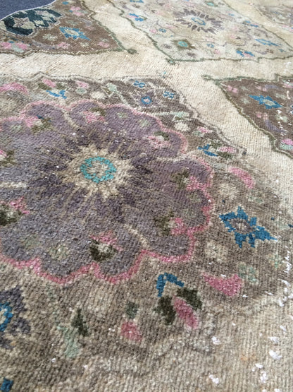 Oushak Runner Rug Turkish Runner Rug Vintage Runner Rug Hallway Runner Rug Kitchen Runner Rug Wool Runner Rug Wool Oushak Rug