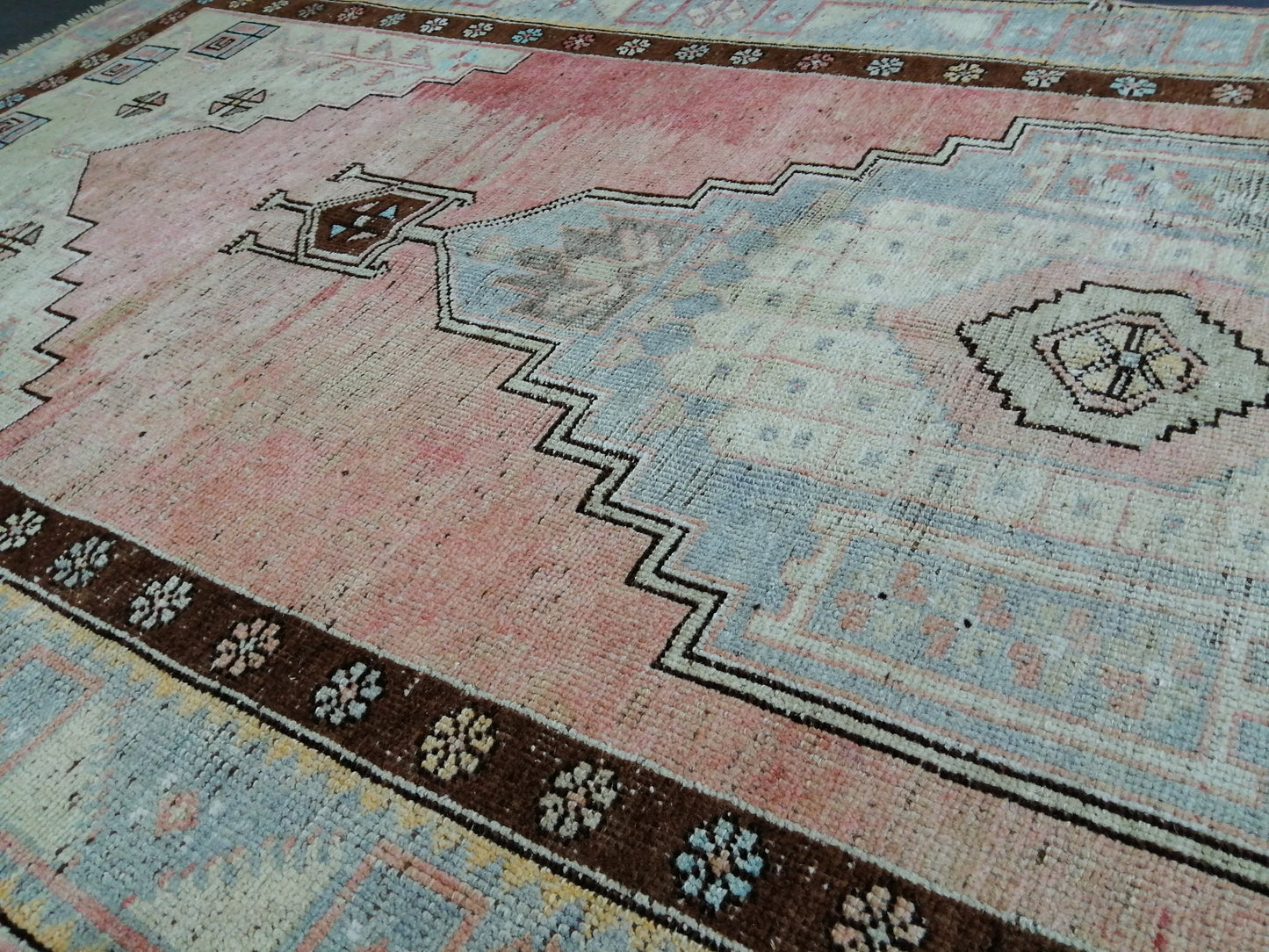 4 x 10.9 Oushak Runner Rug Turkish Runner Rug Vintage Runner Hallway Runner Rug Kitchen Runner Rug Wool Runner Rug Oriental Runner Carpet