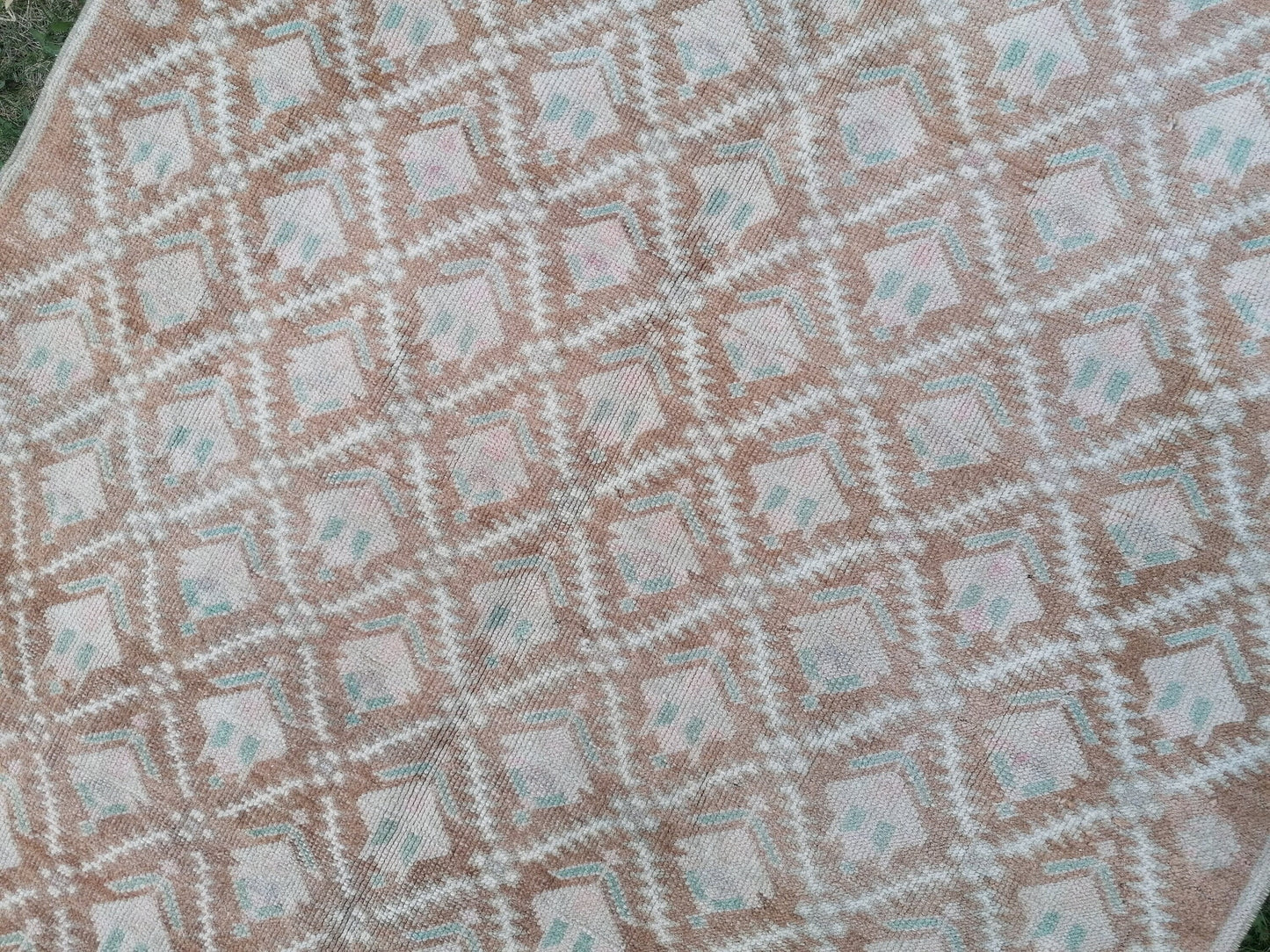 Turkısh rug  vıntage rug, runner rug, vıntage turkısh runner rug,  hand made wool runner rug 4'3x10'8