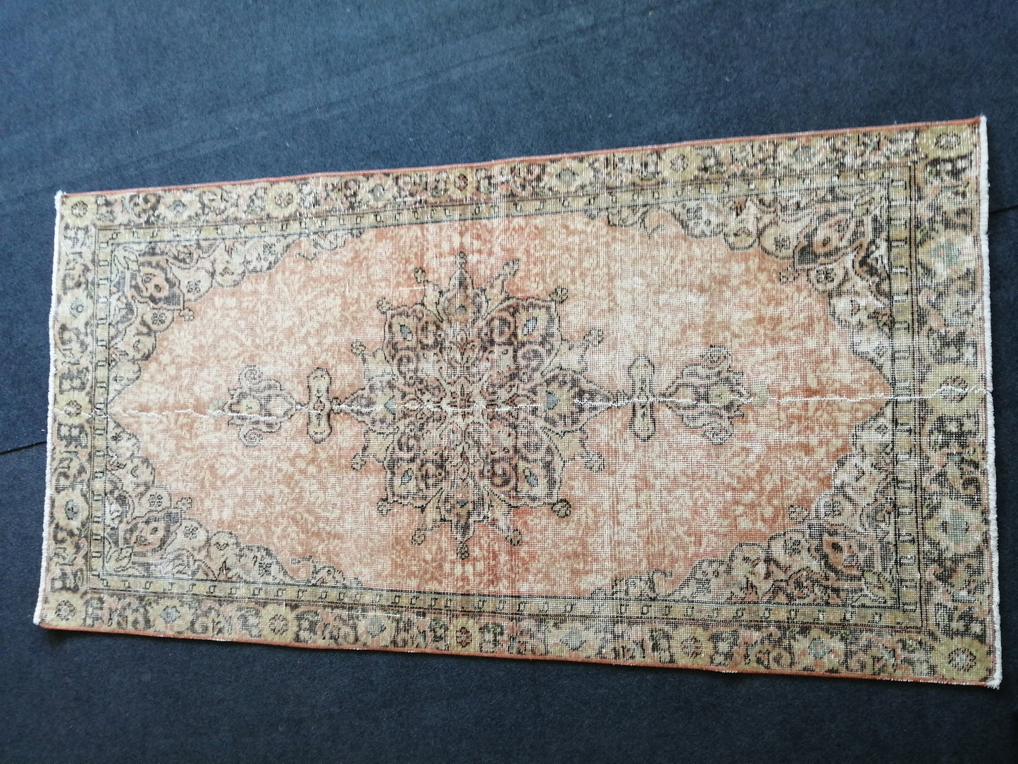 6.4 x 3.2 Vintage  Rug Turkish  Rug Oushak Rug Bohemian Rug, Living Room Rug, Oushak Rug, Hand Made Rug Wool Rug