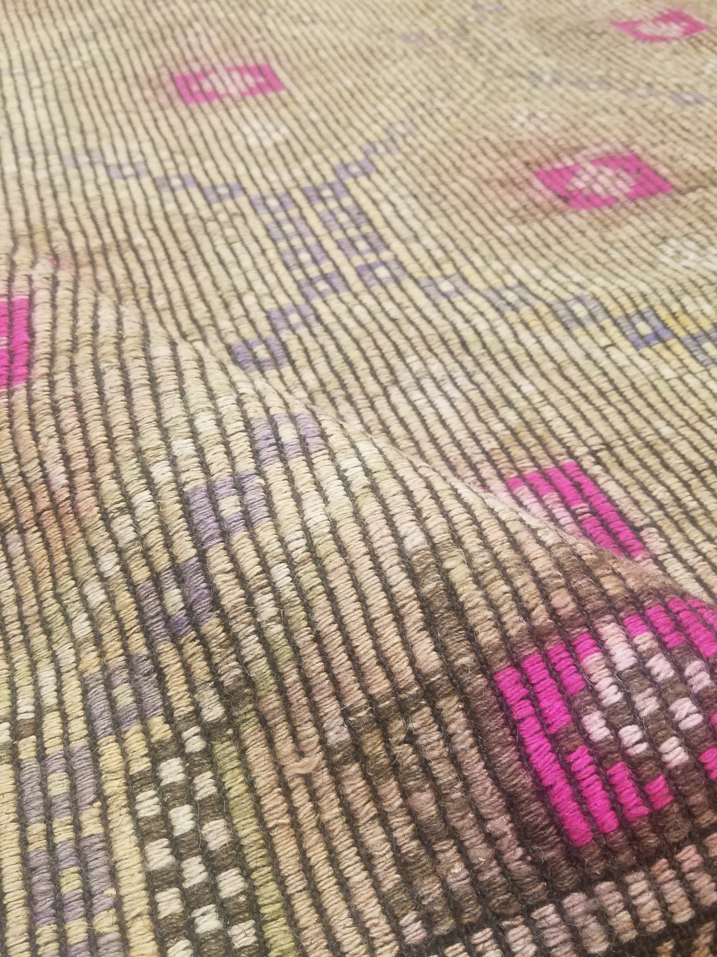 6x10 flatwoven with embroidery rug, handmade kilim rug, vintage turkish rugs oushak rug vintage oushak rug, wool rug