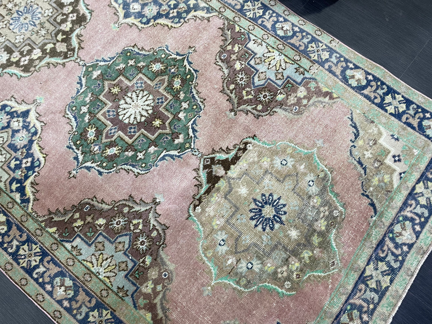 Vintage Runner Rug, Hand Knotted Runner 5 x 11.4 Rug, Turkish Runner Rug, Vintage Runner Rug, Hallway Runner Rug,Quality Kitchen Runner