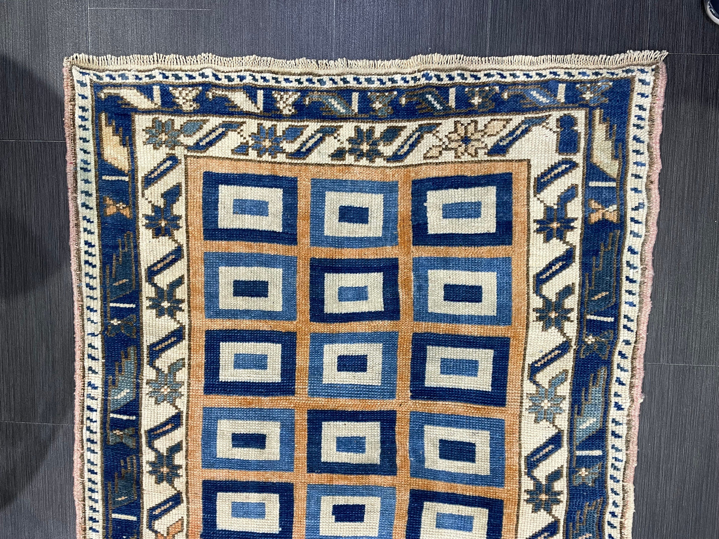 Antique Rug, TURKISH RUG, VINTAGE Rug, Living Room 3.3 x 5.2 Rug, Oushak Rug, Handmade Rug, Earth Tones rug, Persian Rug, farmhouse rug