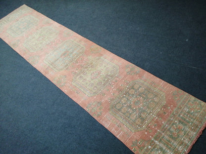 2 6 x 11.4 Oushak Runner Rug Turkish Runner Rug Vintage Runner Rug Hallway Runner Rug Kitchen Runner Rug Wool Runner Rug Wool Oushak Rug