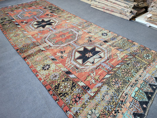Turkish Runner Rug, Oushak 5x12 Runner Rug, Persian Runner Rug, Vintage  Runner Rug, Handmade Runner Rug,  Rustic Runner Rug