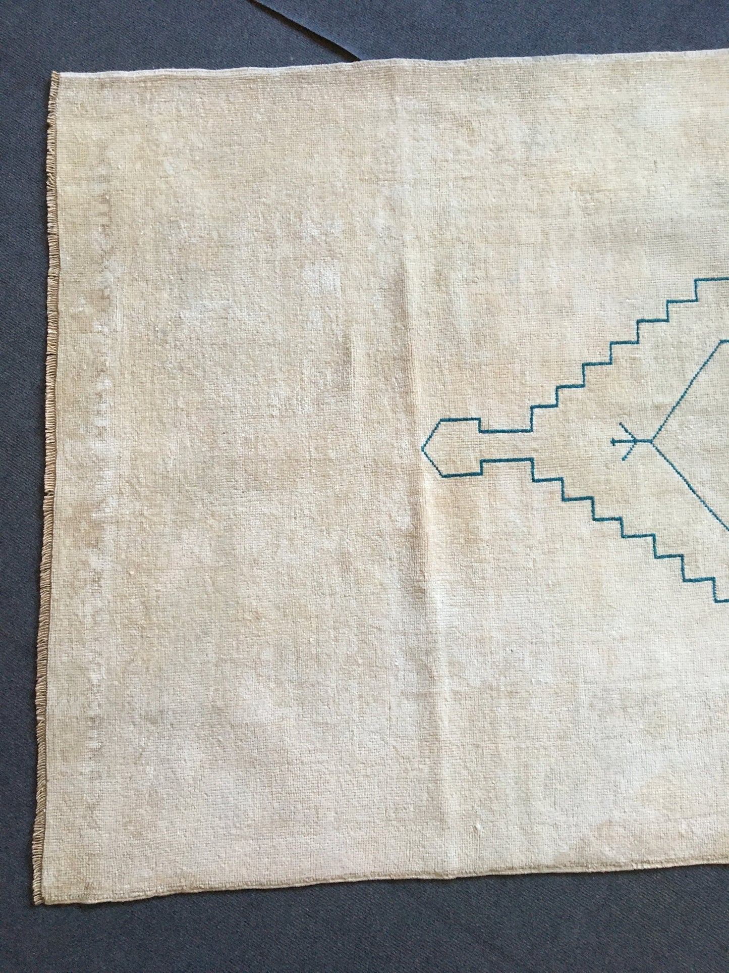 4x7 feet natural muted soft colors wool rug, large oushak bedroom rug, handmade wide living room floor rug, turkish office rug, bathroom rug