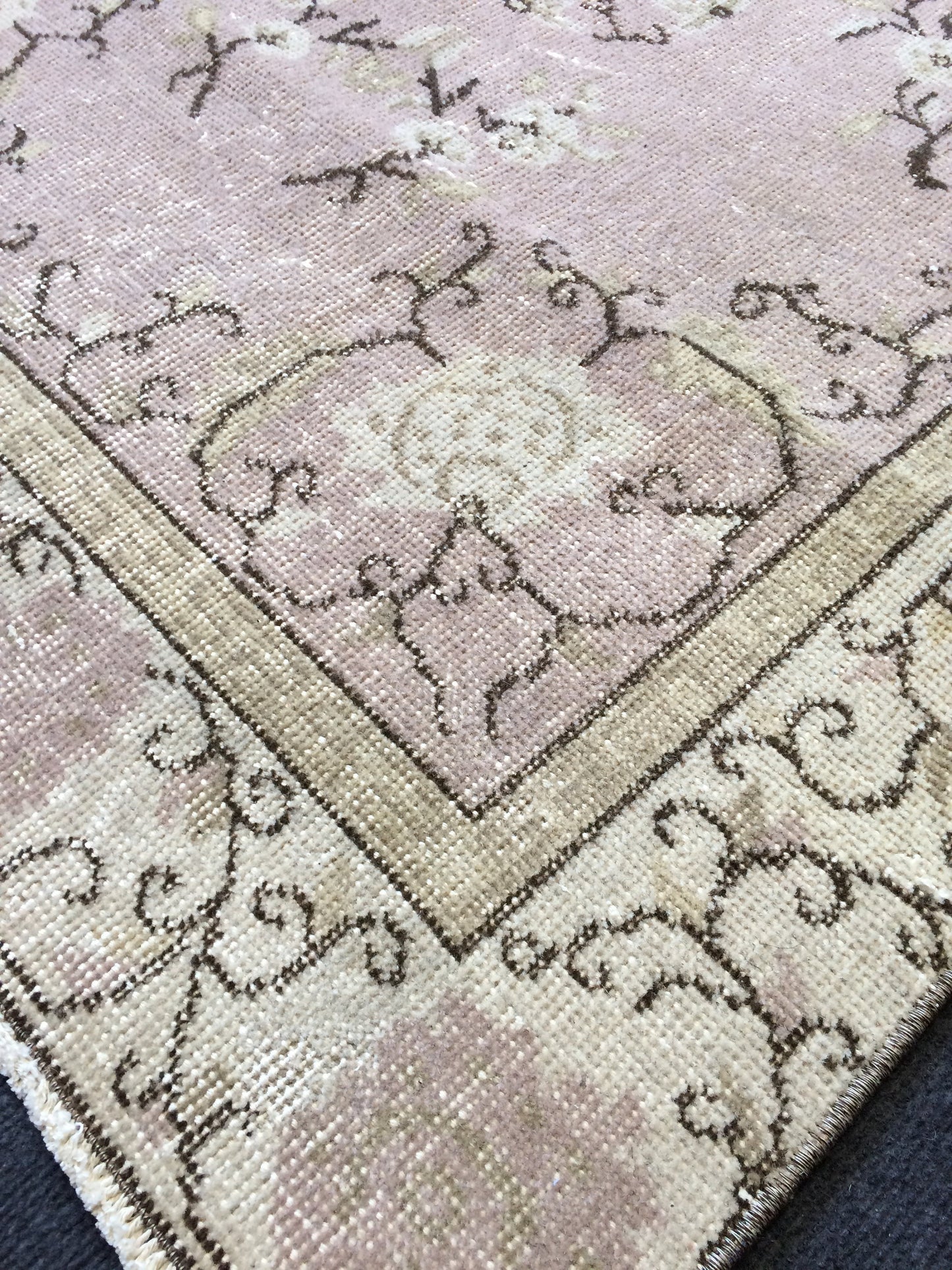 OUSHAK RUG TURKISH Oushak Rug Vintage Rug Vintage Runner Rug Wool Oushak Rug Hand Made Rugs Vintage Turkish Rug