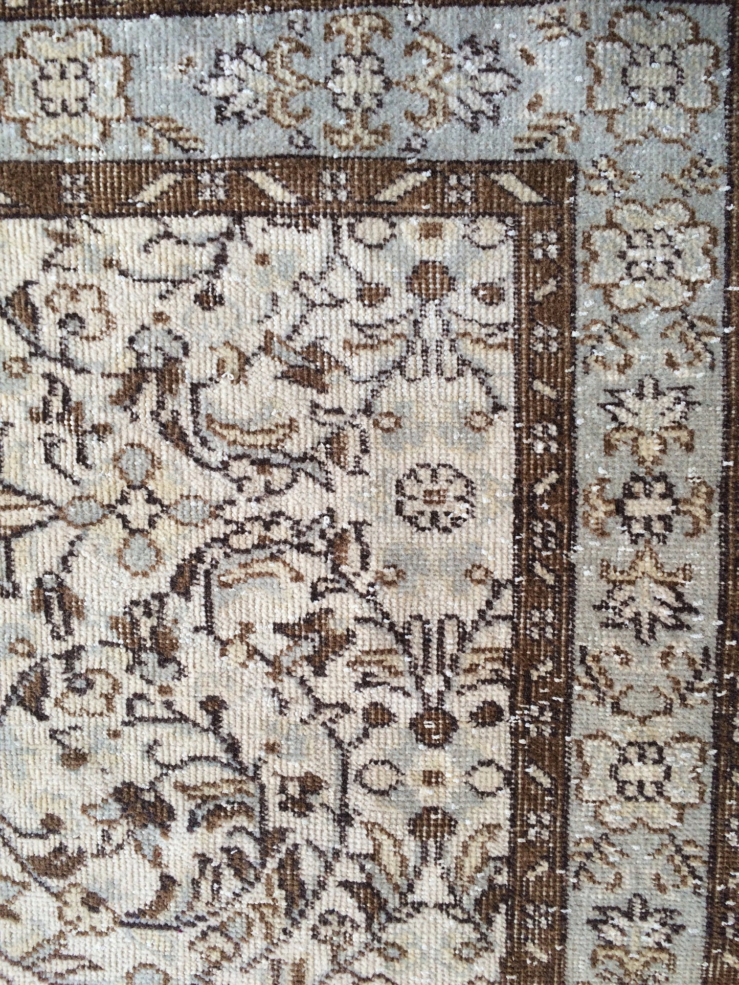 Vintage Rug, Vintage Turkish Rug, Living Room Rug, Oushak Rug,Handmade Rug, Hand Knotted Rug, Farmhouse Muted Rug, Wool Rugs