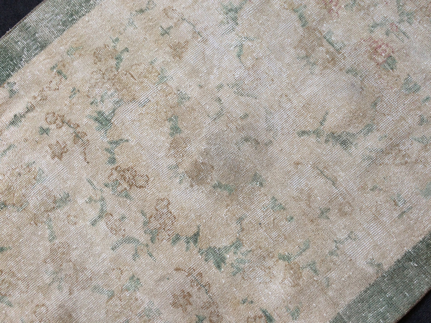 OUSHAK RUG TURKISH Oushak Rug Vintage Oushak Runner Rug Vintage Runner Rug Muted Wool Oushak Rug Hand Made Rugs